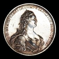 Изображение награды : настольная медаль "На дозволение свободной торговли городам: Херсону, Севастополю и Феодосии"