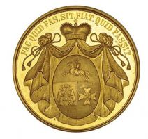 Изображение награды : настольная медаль "Призовая медаль"