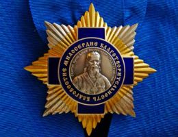 Изображение награды : орден "Звезда Святого Праведного Иоанна Кронштадтского"